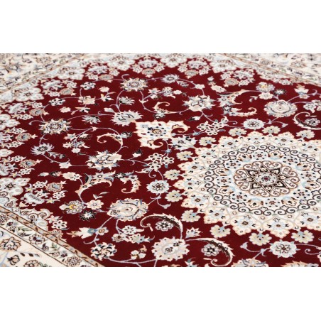 Tappeto Nain 6La Persia bianco grigio 163x245