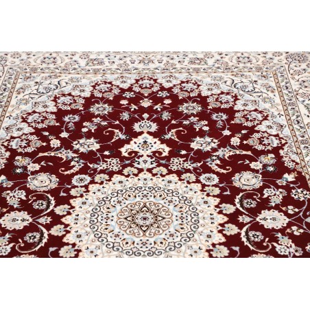 Tappeto Nain 6La Persia bianco grigio 163x245