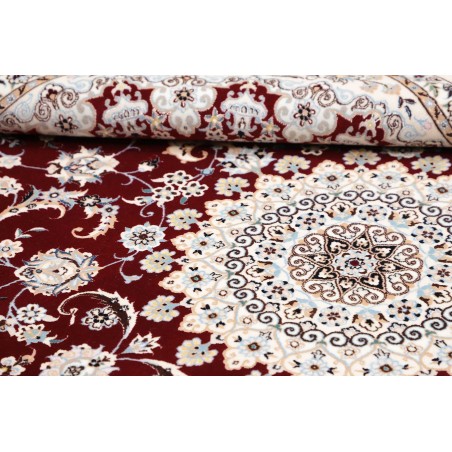 Tappeto Nain 6La Persia bianco grigio 163x245