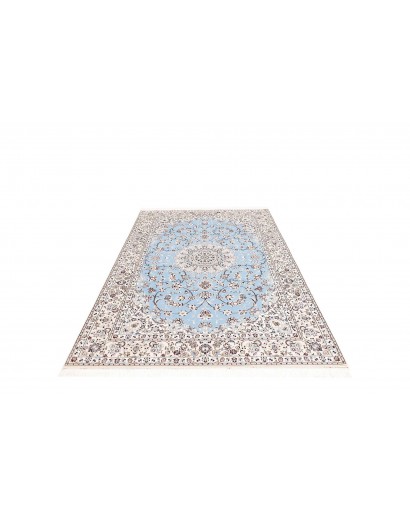 Tappeto Nain 6La Persia bianco grigio 156x235