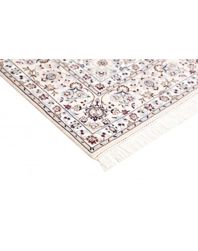 Tappeto Nain 6La Persia bianco grigio 156x235