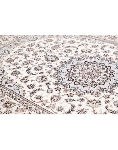 Tappeto Nain 6La Persia bianco grigio 160x231