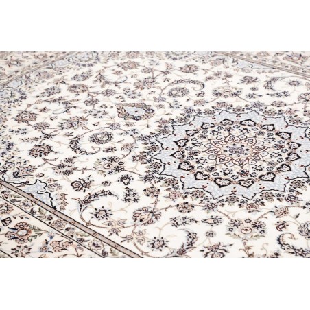 Tappeto Nain 6La Persia bianco grigio 160x231