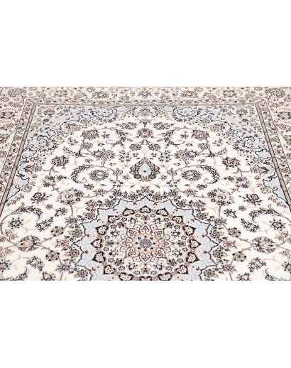 Tappeto Nain 6La Persia bianco grigio 160x231