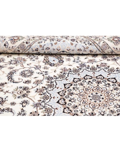 Tappeto Nain 6La Persia bianco grigio 160x231