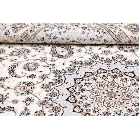 Tappeto Nain 6La Persia bianco grigio 160x231