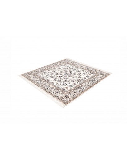 Tappeto Nain 6La Persia bianco grigio 156x161
