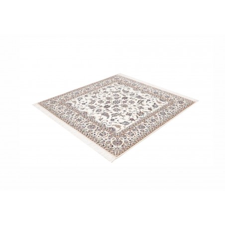 Tappeto Nain 6La Persia bianco grigio 156x161