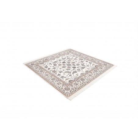 Tappeto Nain 6La Persia bianco grigio 156x161