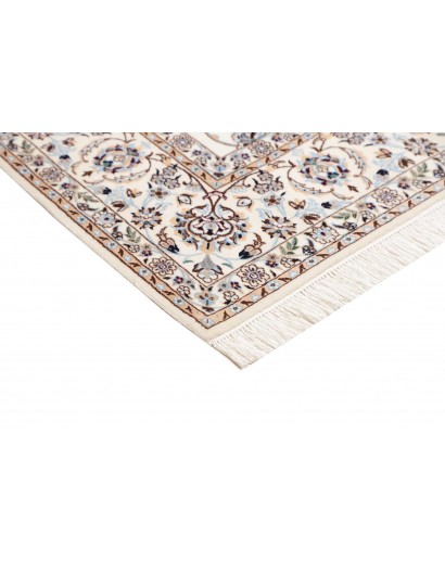 Tappeto Nain 6La Persia bianco grigio 156x161