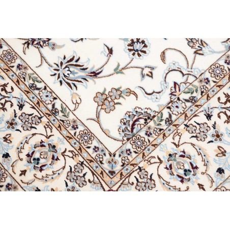 Tappeto Nain 6La Persia bianco grigio 156x161