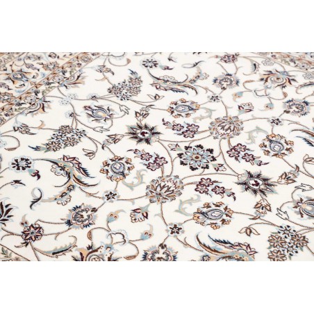 Tappeto Nain 6La Persia bianco grigio 156x161