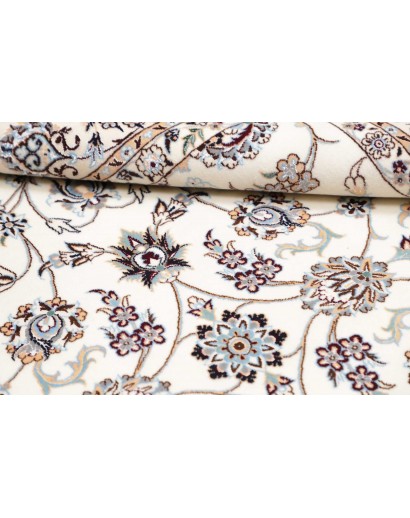 Tappeto Nain 6La Persia bianco grigio 156x161