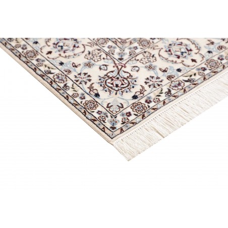 Tappeto Nain 6La Persia bianco grigio 164x163
