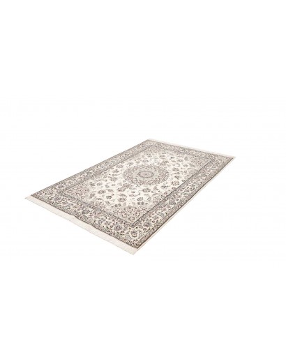 Tappeto Nain 6La Persia bianco grigio 134x207