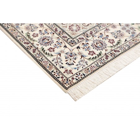 Tappeto Nain 6La Persia bianco grigio 134x207