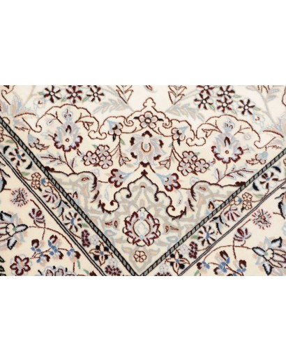 Tappeto Nain 6La Persia bianco grigio 134x207
