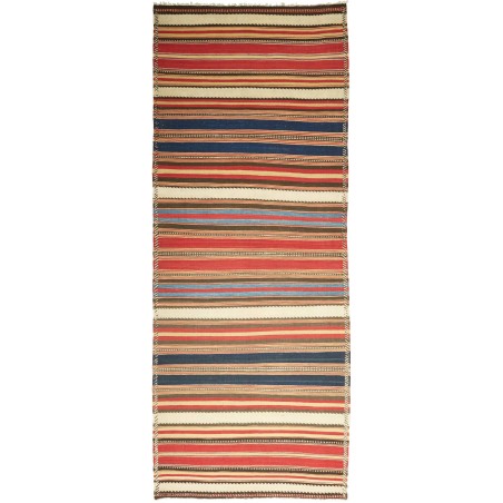 Tappeto Kilim Vintage Persia marrone beige 120x308