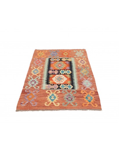 Tappeto Kilim Afghanistan marrone 100x144