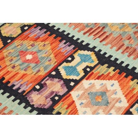 Tappeto Kilim Afghanistan marrone 100x144