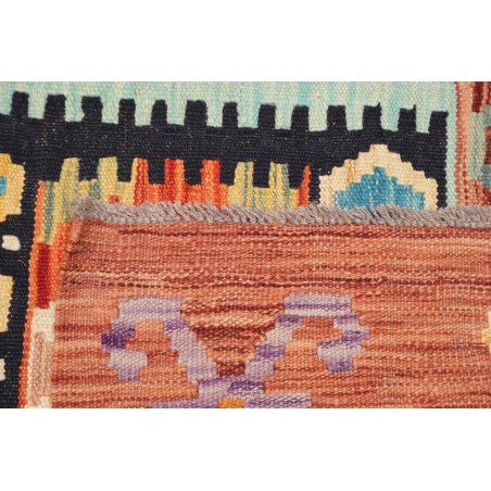 Tappeto Kilim Afghanistan marrone 100x144