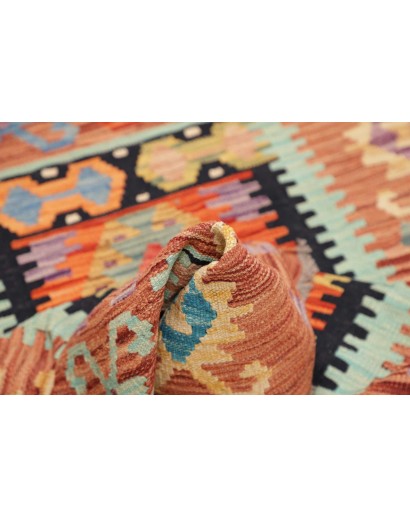 Tappeto Kilim Afghanistan marrone 100x144