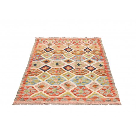 Tappeto Kilim Afghanistan marrone grigio 99x135