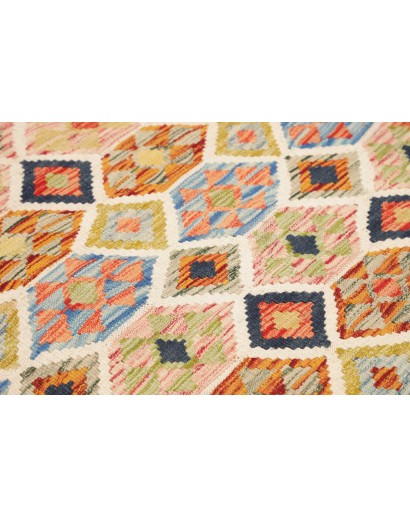 Tappeto Kilim Afghanistan marrone grigio 99x135