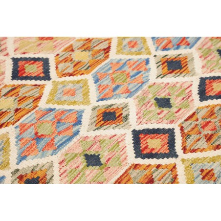 Tappeto Kilim Afghanistan marrone grigio 99x135