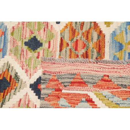 Tappeto Kilim Afghanistan marrone grigio 99x135