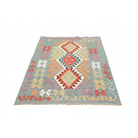 Tappeto Kilim Afghanistan azzurro 102x155