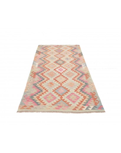 Tappeto Kilim Afghanistan beige giallo 97x207