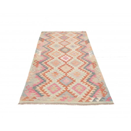 Tappeto Kilim Afghanistan beige giallo 97x207