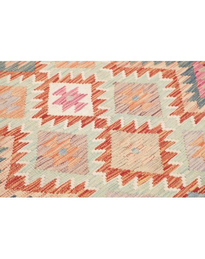 Tappeto Kilim Afghanistan beige giallo 97x207