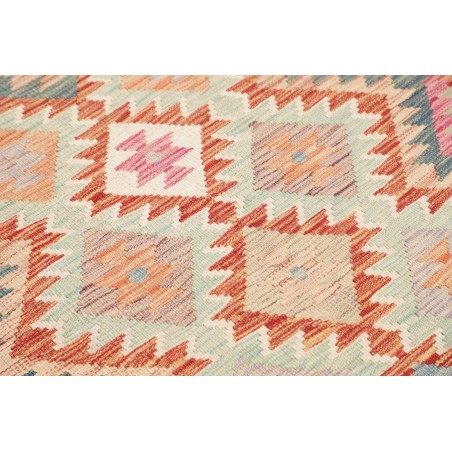 Tappeto Kilim Afghanistan beige giallo 97x207
