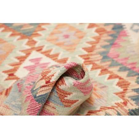 Tappeto Kilim Afghanistan beige giallo 97x207
