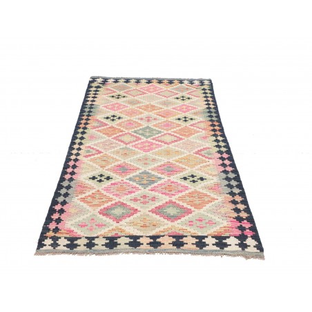 Tappeto Kilim Afghanistan giallo grigio 96x195