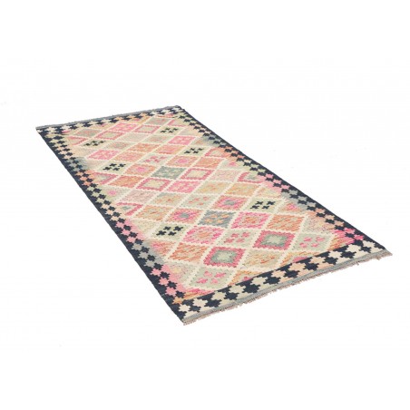 Tappeto Kilim Afghanistan giallo grigio 96x195