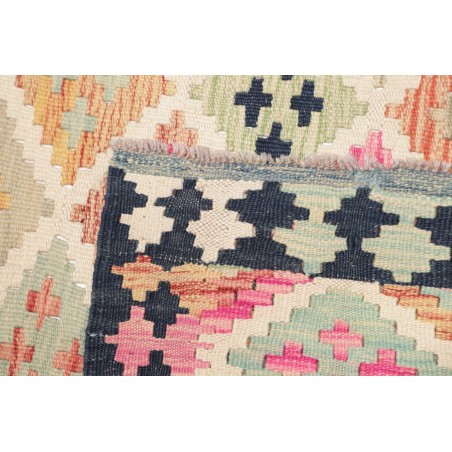 Tappeto Kilim Afghanistan giallo grigio 96x195