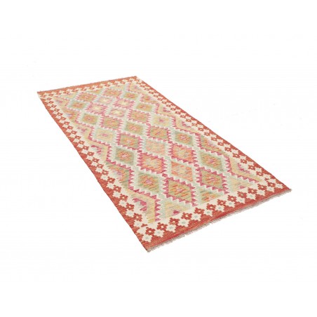 Tappeto Kilim Afghanistan giallo marrone 102x192