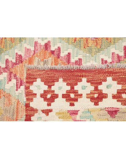 Tappeto Kilim Afghanistan giallo marrone 102x192