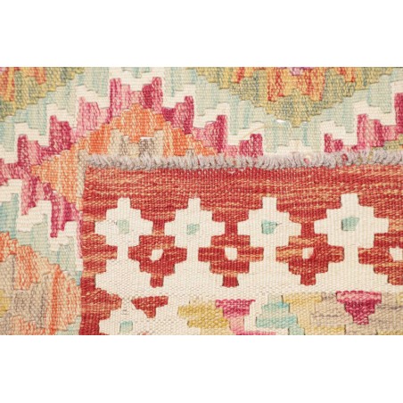 Tappeto Kilim Afghanistan giallo marrone 102x192