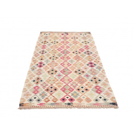 Tappeto Kilim Afghanistan giallo marrone 100x203
