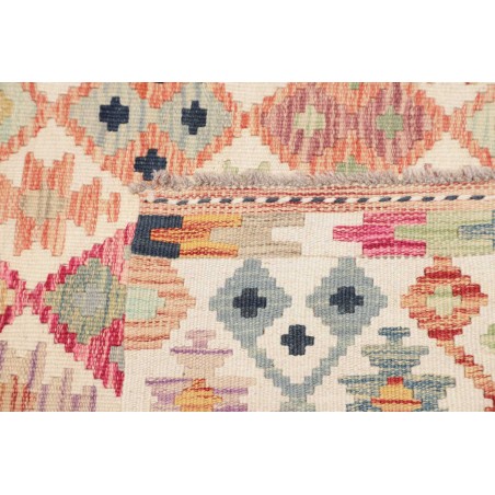 Tappeto Kilim Afghanistan giallo marrone 100x203