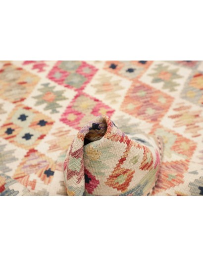 Tappeto Kilim Afghanistan giallo marrone 100x203