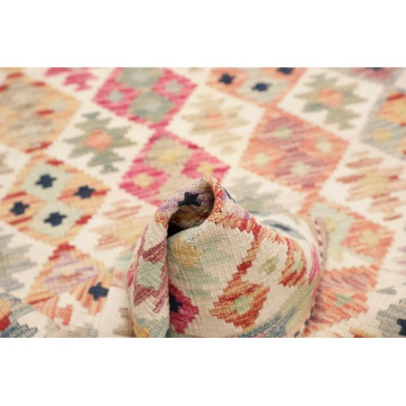 Tappeto Kilim Afghanistan giallo marrone 100x203