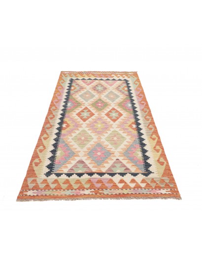 Tappeto Kilim Afghanistan beige marrone 97x206