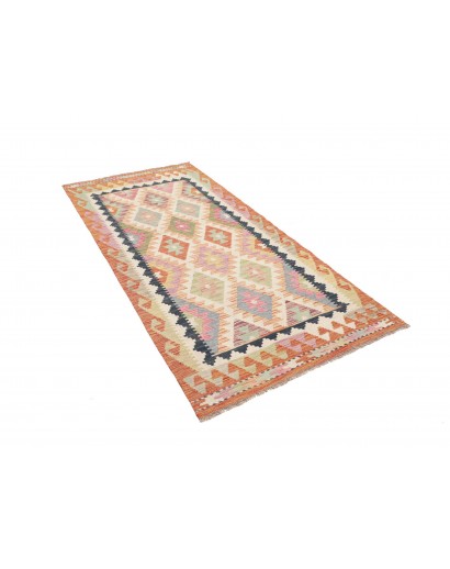 Tappeto Kilim Afghanistan beige marrone 97x206