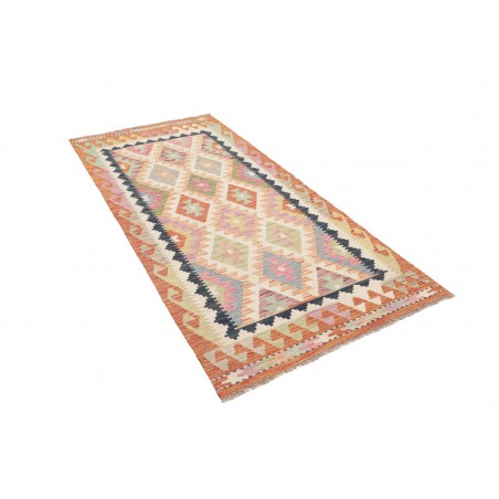Tappeto Kilim Afghanistan beige marrone 97x206