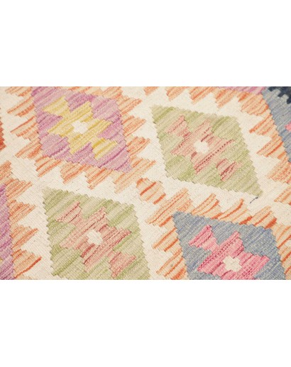 Tappeto Kilim Afghanistan beige marrone 97x206